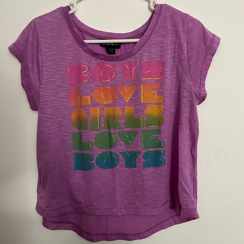 Purple Graphic Tee